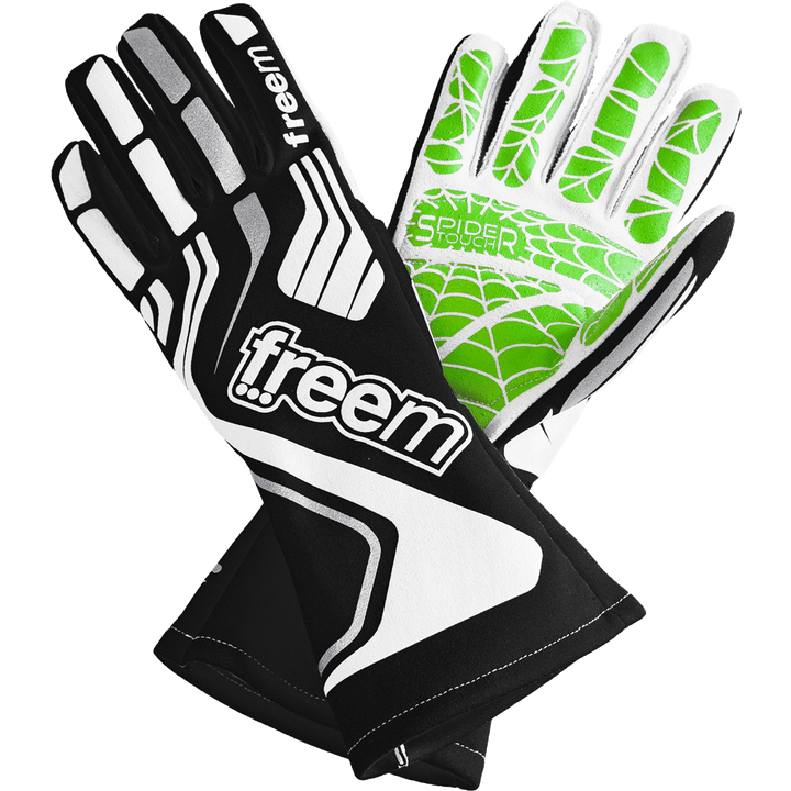 FreeM UK Gloves 4 / Black Spider Touch 2 Gloves