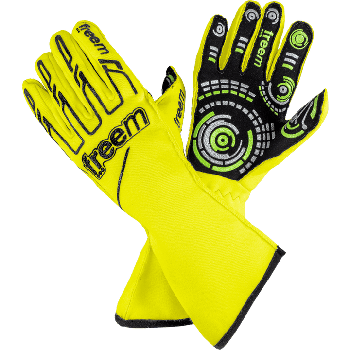 FreeM UK Gloves 8 / Fluro Yellow Senso 16 Gloves